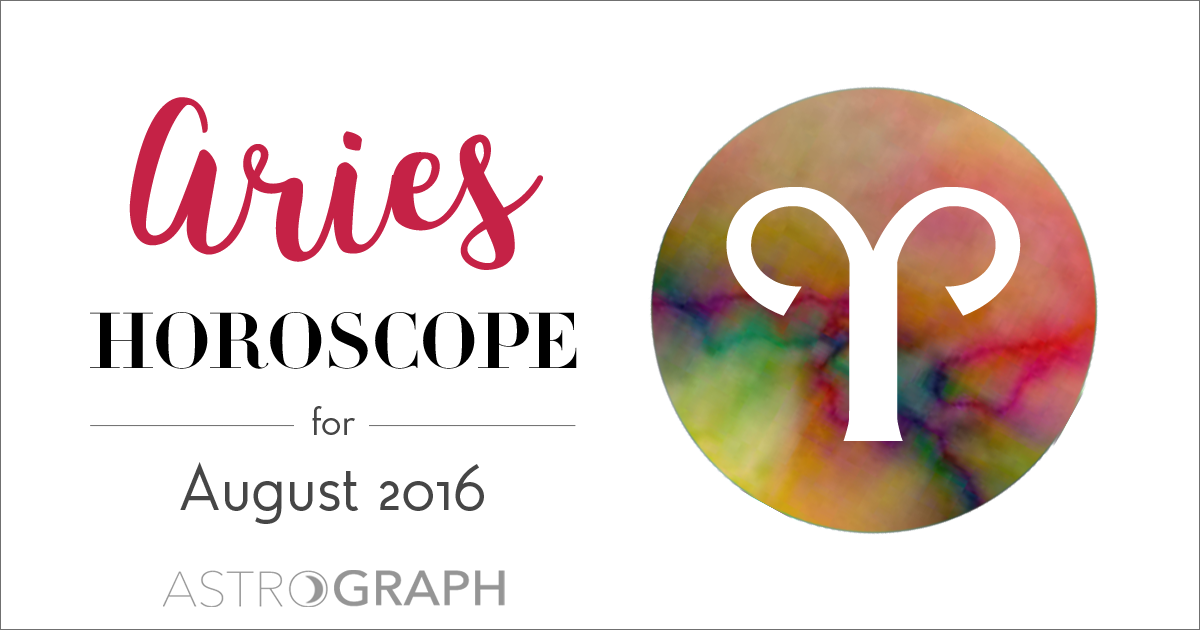 Aries Horoscope for August 2016