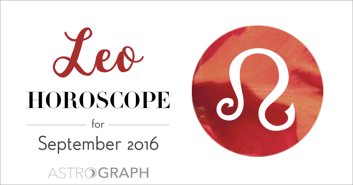 Leo Horoscope for September 2016