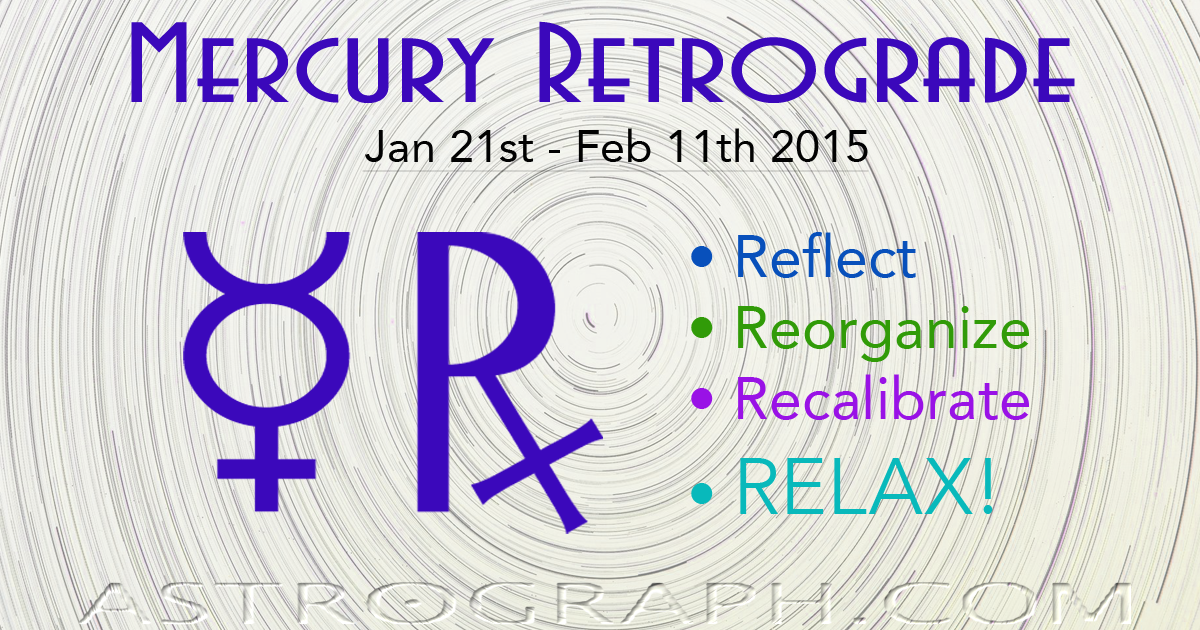 Mercury in Retrograde: Jan 21 - Feb 11, 2015