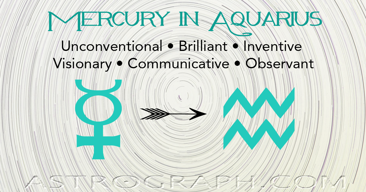 Mercury in Aquarius: Taking a Fresh Approach