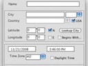 chart data entry window screenshot