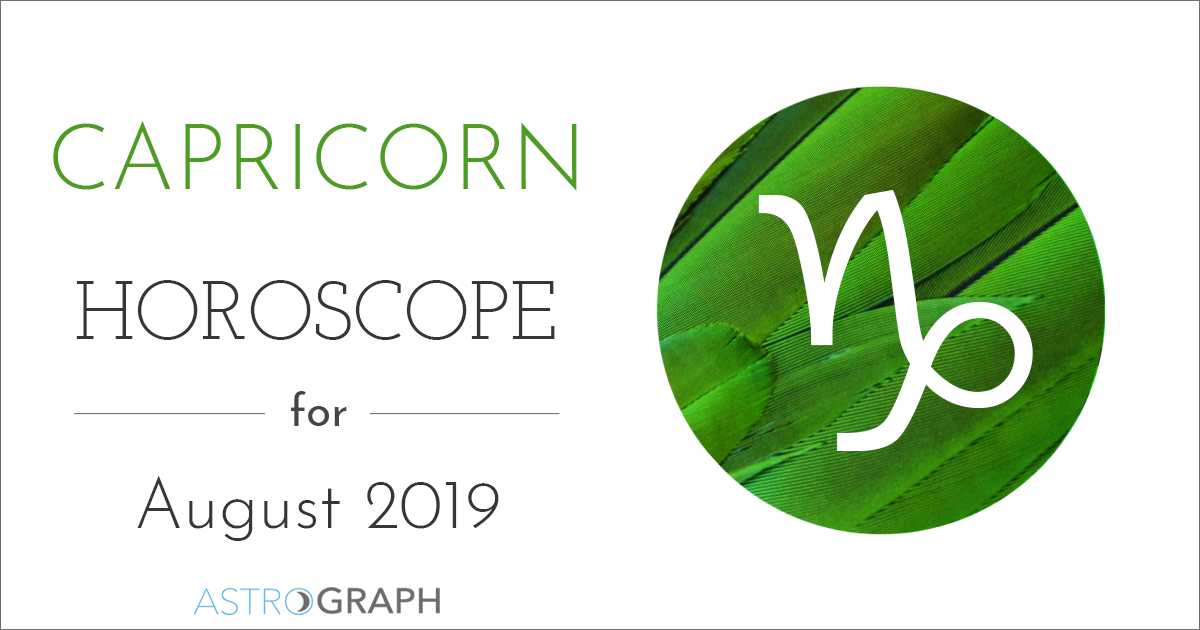 Capricorn Horoscope for August 2019