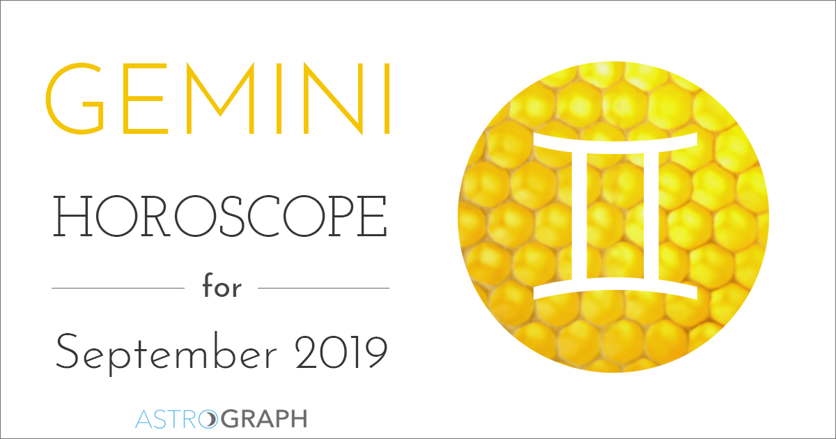Gemini Horoscope for September 2019