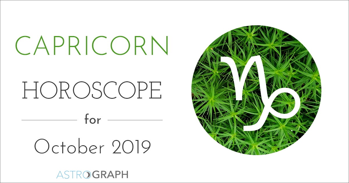 Capricorn Horoscope for October 2019