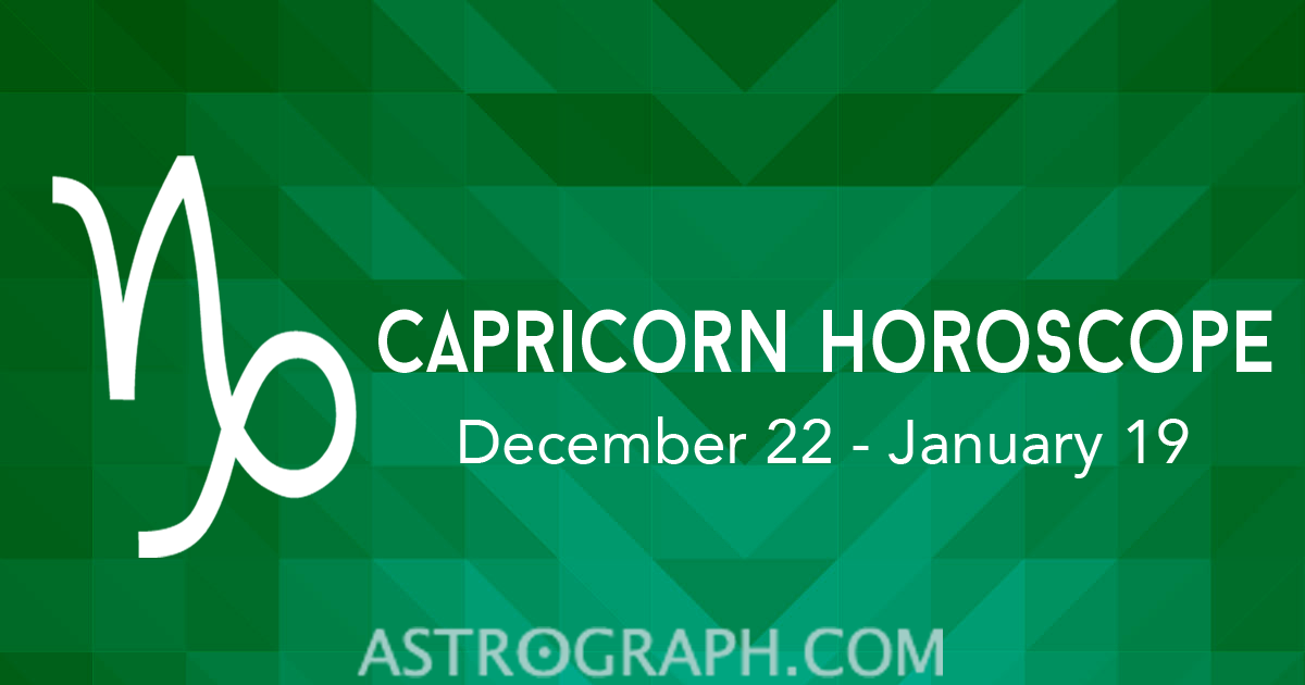 Capricorn Horoscope for December 2015