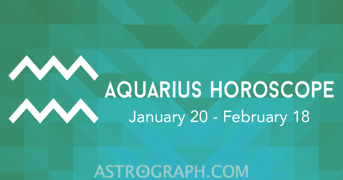 ASTROGRAPH - Aquarius Horoscope for February 2016