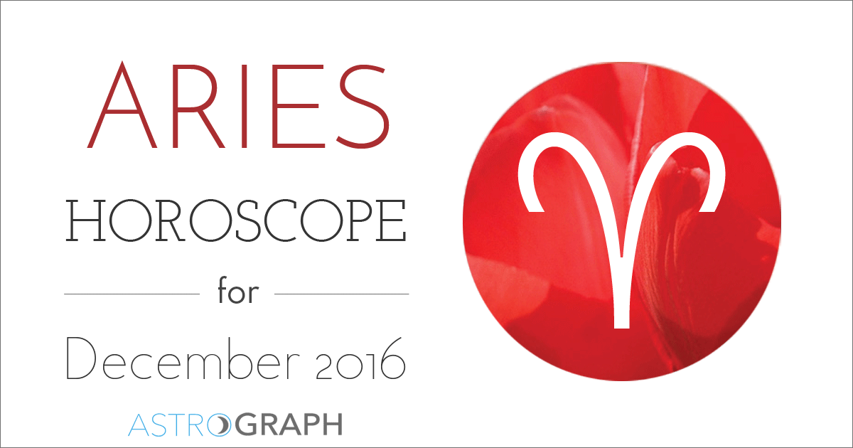 ASTROGRAPH Aries Horoscope for December 2016
