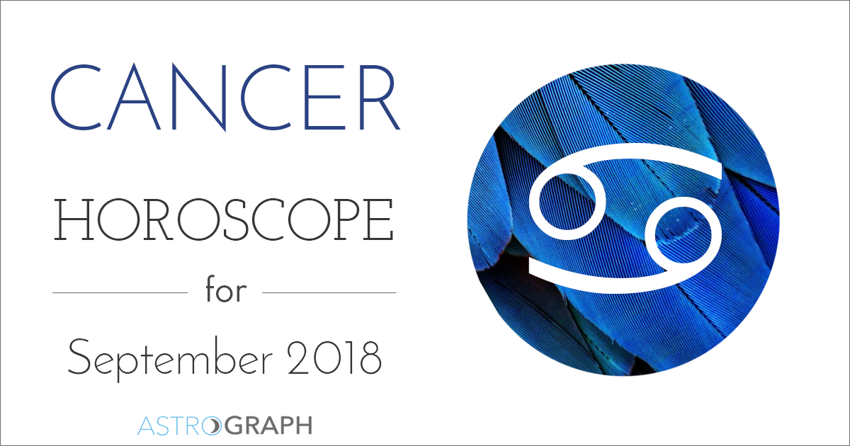 Cancer Horoscope for September 2018