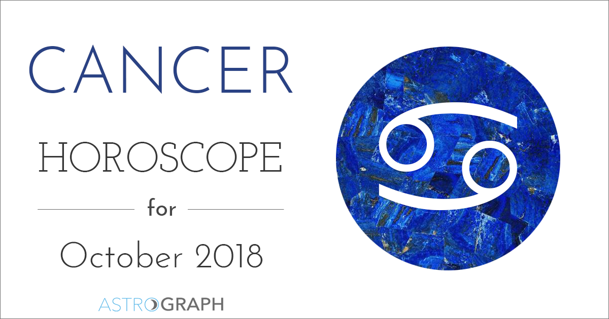 Cancer Horoscope for October 2018