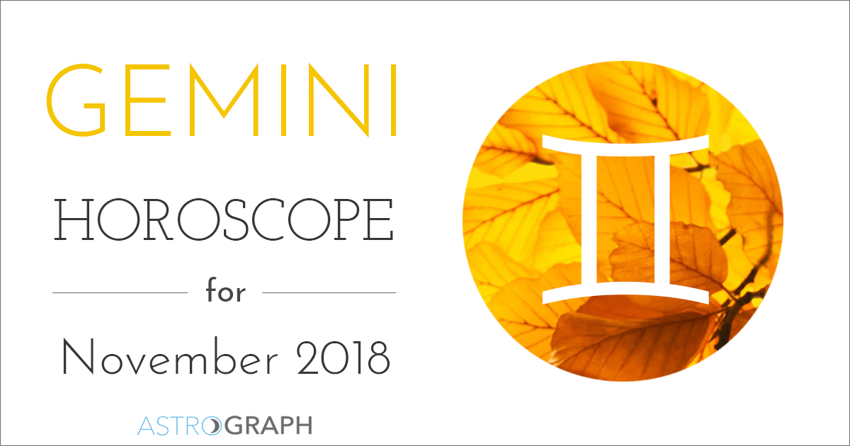 Gemini Horoscope for November 2018