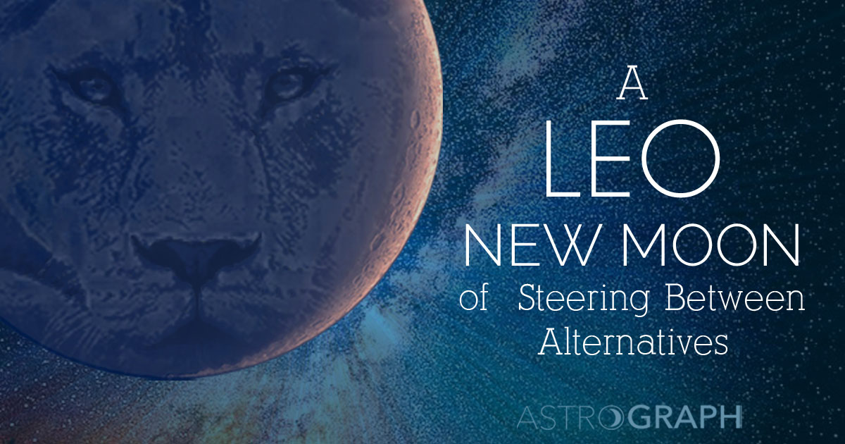 A Leo New Moon of Steering Between Alternatives