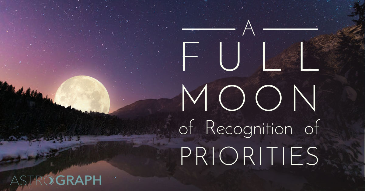 A Full Moon of Recognition of Priorities