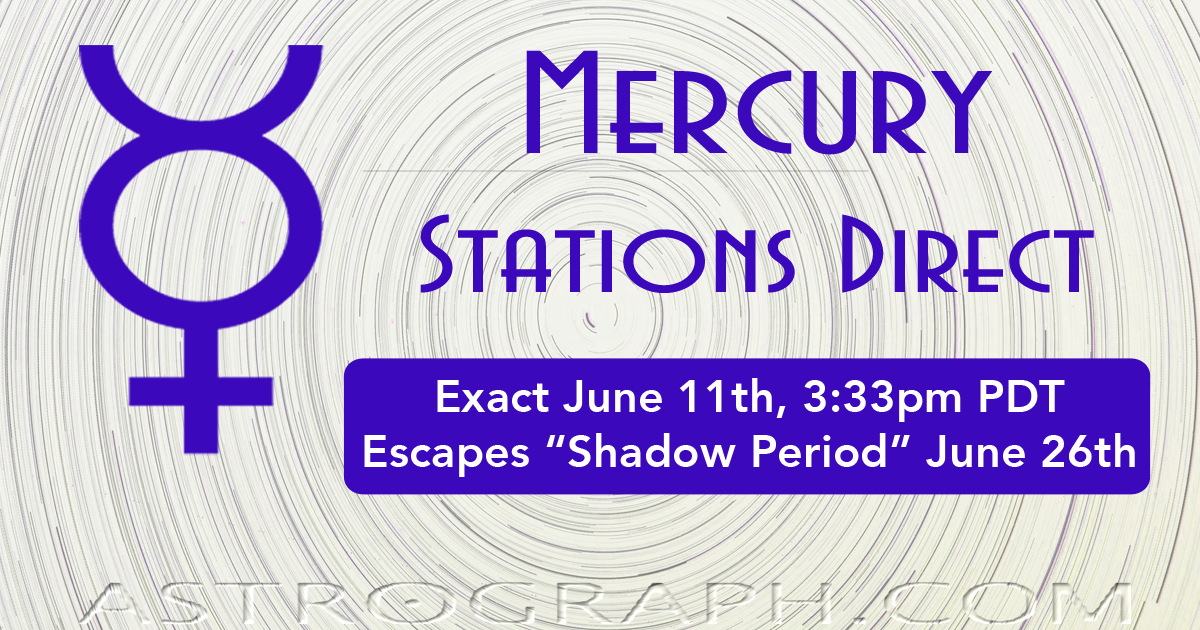 ASTROGRAPH Mercury Stations Direct
