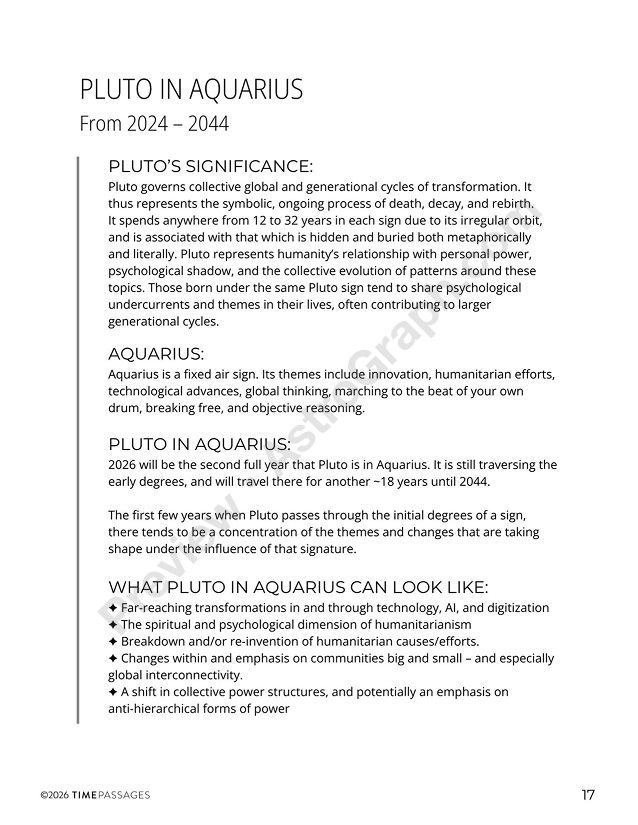 Preview page 4: Pluto in Aquarius