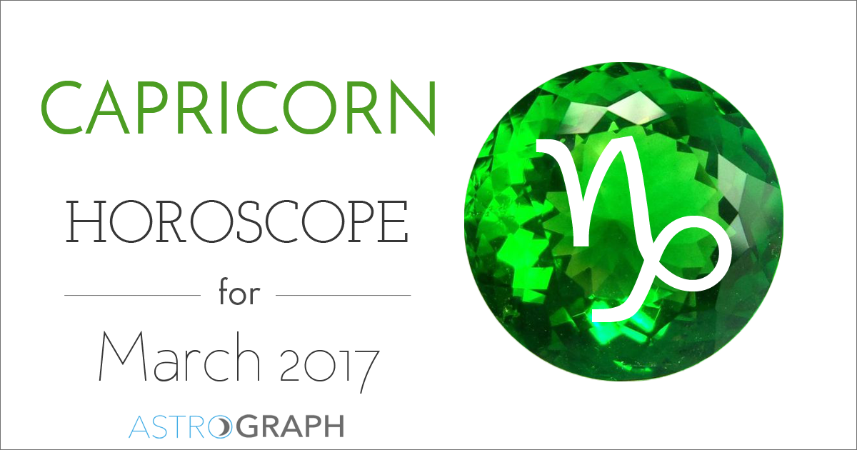 Capricorn Horoscope for March 2017