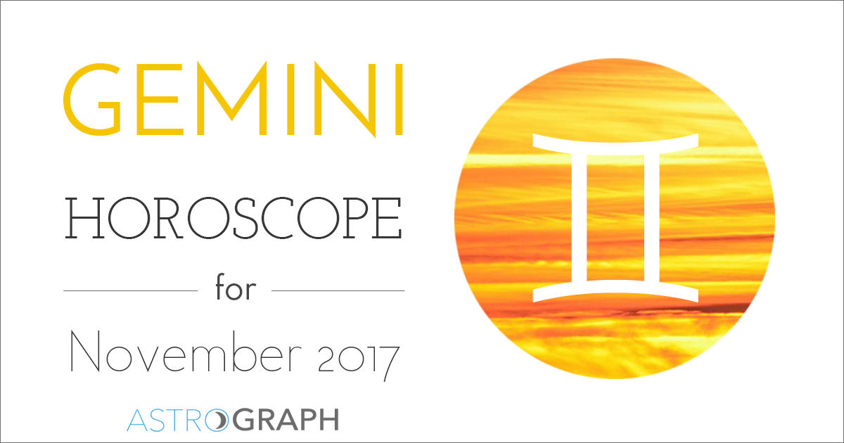 Gemini Horoscope for November 2017
