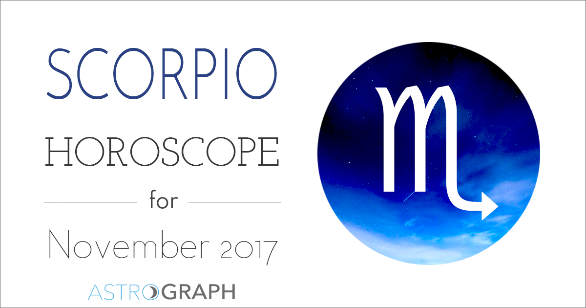Scorpio Horoscope for November 2017