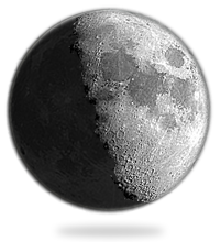 An Enlightening First Quarter Moon