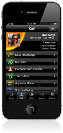 iphone astrology app Screenshot
